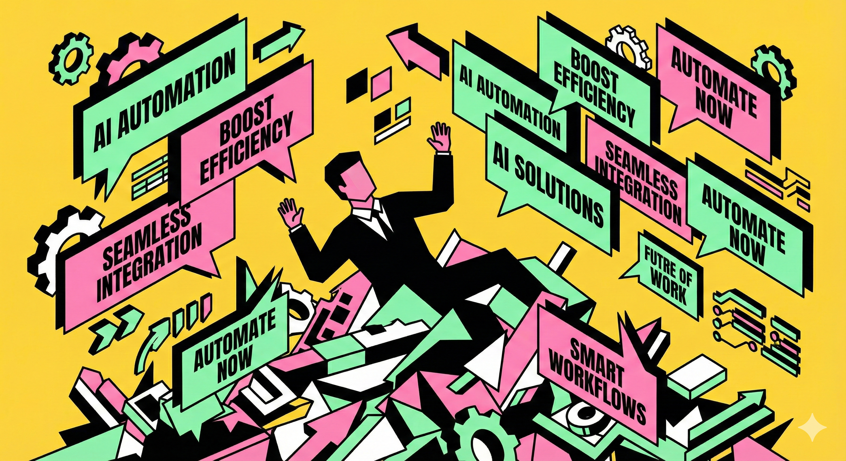 The oversaturated AI automation market visualization