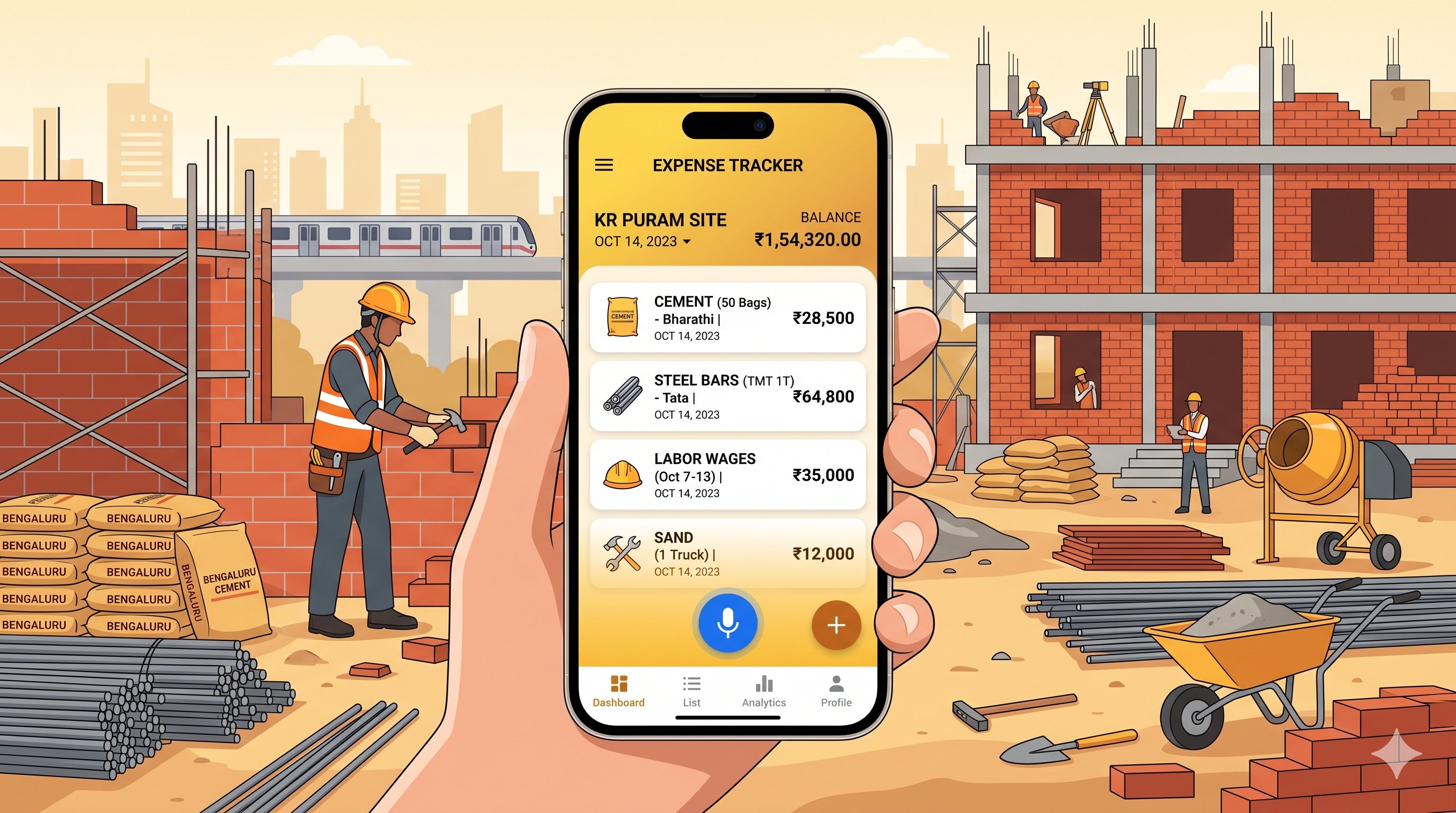 Nirman - Construction Expense Tracker PWA